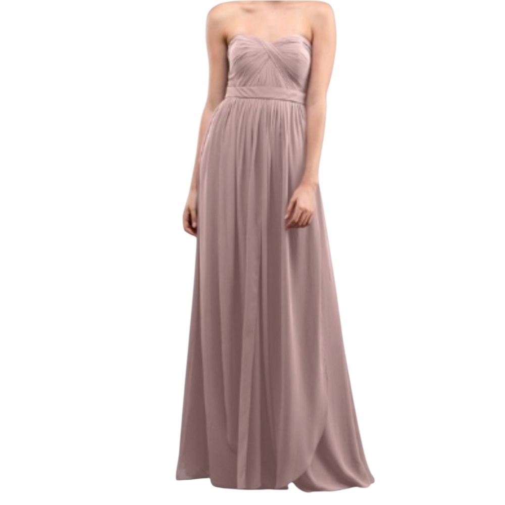 NWT Jenny Yoo Aidan Dress Wisteria Womens 6 Convertible Chiffon Bridesmaid Gown